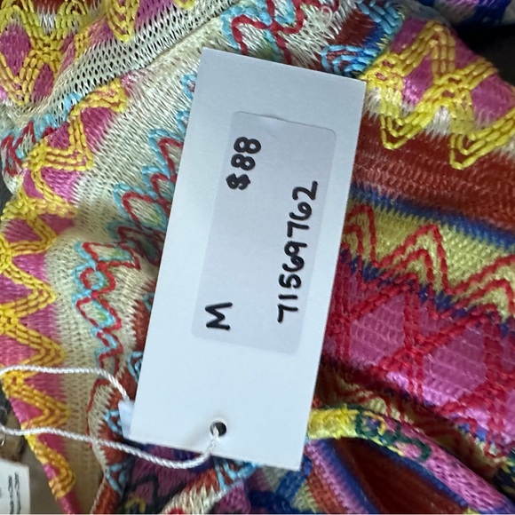 NWT Good People Design Embroidered Rainbow Midi Dress Sizs Medium - Picture 7 of 13